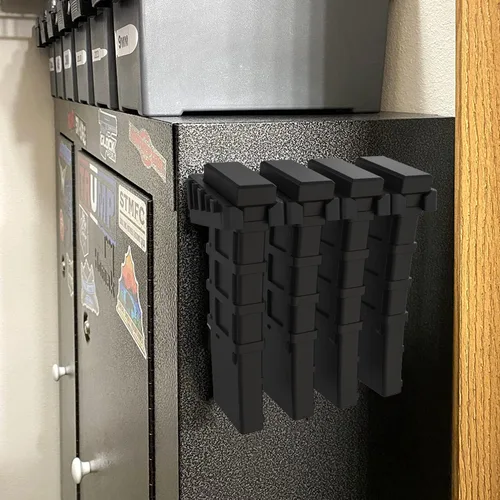 Miniatura 7 de MIND&ACTION AR, soportes desmontables Mag PMAG para montaje en pared, cajas fuertes para armas, solución de organización de gabinete de pistola 18