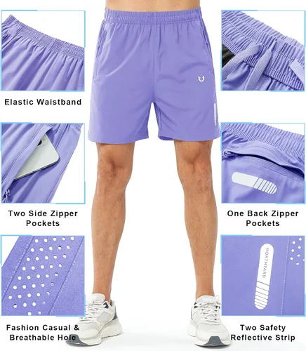Miniatura 304 de NORTHYARD - Pantalones cortos deportivos para correr para hombres, ligeros, de secado rápido, 7, 5 o 9 pulgadas, para senderismo, deportes, gimnasio