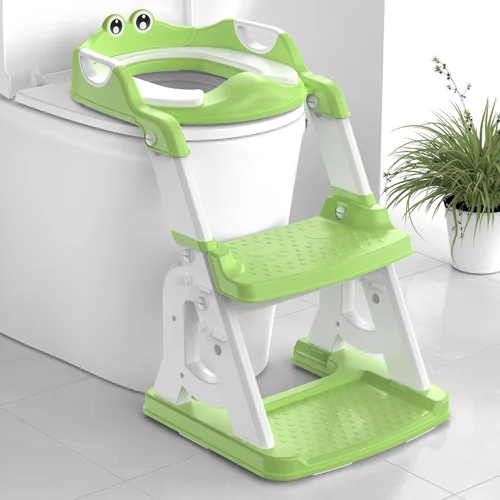 Asiento de entrenamiento para ir al baño, inodoro de entrenamiento 2 en 1 mejorado para niños pequeños, asiento de inodoro para niños pequeños para