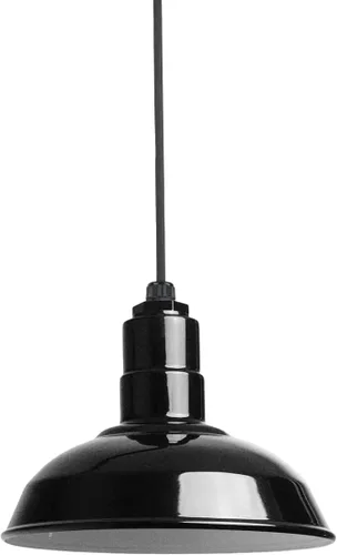 Miniatura 52 de Steel Lighting Co. El Segundo - Lámpara de granero Colgante montado en el techo Domo de 12 pulgadas Vástago de 12 pulgadas Luz de acero