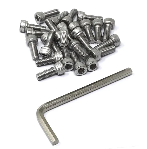 Miniatura 119 de iexcell 25 piezas M4 x 60/65/70/75/3.150 in paso de rosca 0.028 in acero inoxidable 304 cabeza hexagonal Tornillos Tornillos surtido Kit