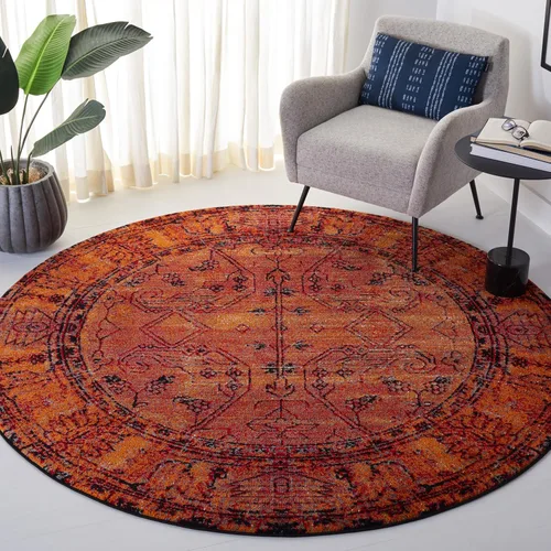 Miniatura 6 de SAFAVIEH Vintage Hamadan Collection - Alfombra de pasillo, 2.3 x 14 pies, naranja, diseño oriental tradicional persa, no desprende pelusa y de fácil