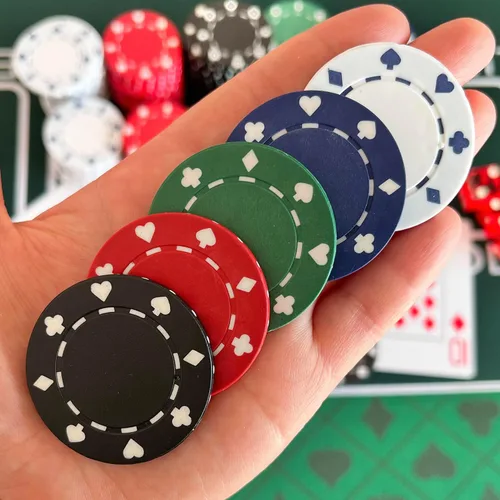 Miniatura 6 de SEETOOOGAMES Fichas de póquer de casino - 100 piezas 0.41 oz Diseño adecuado - 4