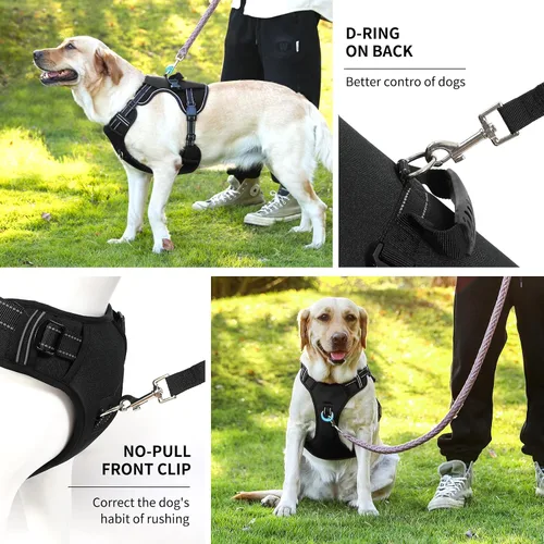 Miniatura 5 de Arnés de elevación para perros NOYAL para mascotas mayores y lesionadas – Arnés de soporte de cuerpo completo con malla transpirable, asistencia