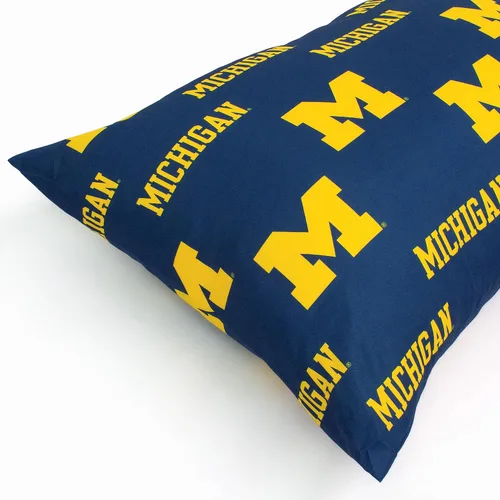 Miniatura 4 de College Covers Everything Comfy Michigan Wolverines - Funda de almohada, almohada corporal, 20 x 60 pulgadas, incluye 1 funda de almohada