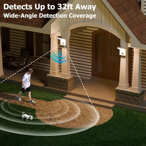 Miniatura 4 de Accesorios de luz al aire libre con sensor de movimiento, montaje en pared, aplique de pared exterior, luz de porche, luces de garaje, luces