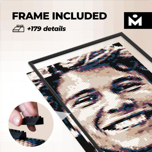 Miniatura 3 de Color M - Juego de construcción de mosaico fotográfico personalizado Kit de manualidades para creación de arte de pared de ladrillo a partir