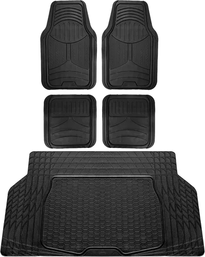 Miniatura 13 de FH Group Alfombrillas de Piso para Automóviles - Alfombrillas de Piso de Goma Heavy-Duty Monster Eye para Autos, Ajuste Universal Juego Completo