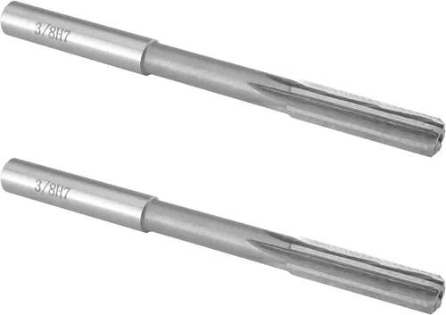 Escariador de chucking de 3/8 pulgadas, H7 HSS recto, máquina de torno de 3/8 pulgadas, herramienta de corte de fresado de vástago redondo de acero
