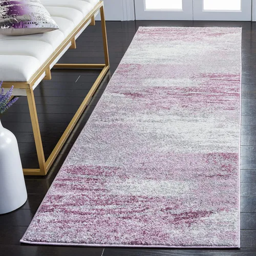 Miniatura 8 de SAFAVIEH, colección Adirondack - Alfombra de 6 x 9 pies, plateada/multicolor, abstracta, moderna, no desprende pelo, de fácil cuidado, para zonas