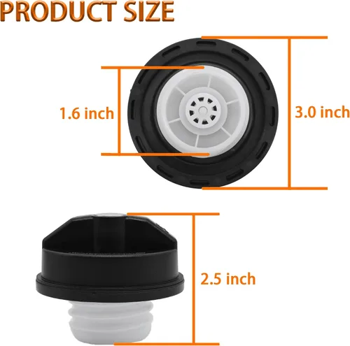 Miniatura 5 de Fokes Tapa de Combustible con Cierre, Tapa de Combustible con Cerradura Compatible con 4Runner Tacoma Tundra Acura Honda CRV Infiniti Mazda Nissan