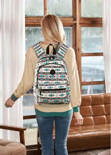 Miniatura 2 de Montana West - Mochila para mujeres, bolso de viaje occidental, mochila casual, mochila de día para portátil, universidad, Mediana
