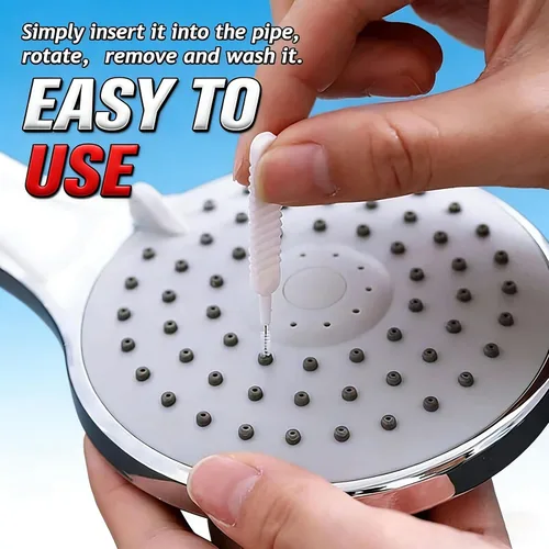 Miniatura 4 de Cepillo de limpieza para cabezal de ducha, cepillo de limpieza antiobstrucción, cepillo de limpieza mejorado para cabezales de ducha, cepillos de 10