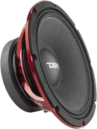 Miniatura 9 de DS18 PRO-EXL68 - Altavoz de 6.5 pulgadas, rango medio, canasta de aluminio rojo, 600 W máximo, 300 W RMS, 8 ohmios, imán de ferrita
