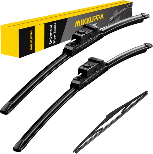Miniatura 69 de MIKKUPPA Juego de 3 limpiaparabrisas de 22+21+12 pulgadas - Reemplazo para Dodge Durango 2011-2023, Jeep Grand Cherokee 2011-2013 - Limpiaparabrisas