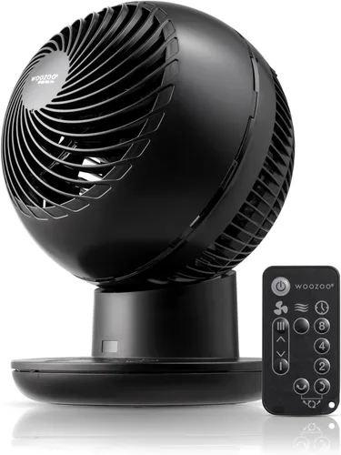 Miniatura 11 de IRIS USA - Ventilador WOOZOO de circulación oscilante de aire, estilo globo, compacto y personal con mando a distancia, 12 pulgadas, PCF-SC15