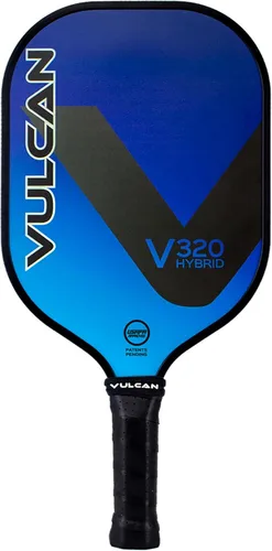 Vulcan | Paleta de pickleball V320 | Rendimiento híbrido | Núcleo de polipropileno - Superficie de fibra de vidrio | Aprobado por USAP | Varios