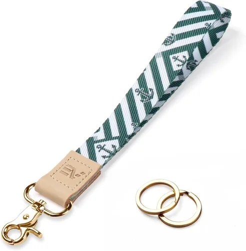 Miniatura 36 de EcoVision - Llaveros lindos con correa para llaves, llavero de muñeca para mujer, correa de insignia con 2 argollas para llaves