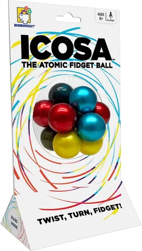 Miniatura 2 de Brainwright - ICOSA - La Pelota Fidget Atómica - ¡Gira, Voltea, Fidgetea!