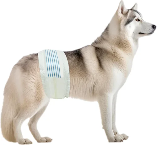 Miniatura 10 de BV Pañales para Perros Machos Medianos (Cintura 13-23 pulgadas) Súper Absorbentes – 50 Unidades Desechables – Pañales para Perros con Indicador