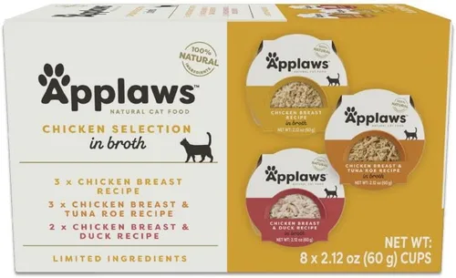 Miniatura 8 de Applaws Alimento húmedo natural para gatos en salsa, ingredientes limitados y naturales, alto contenido de proteínas sin aditivos artificiales