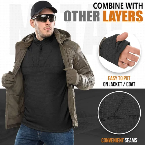 Miniatura 6 de Delta Level 2 - Ropa interior térmica para hombre con forro polar