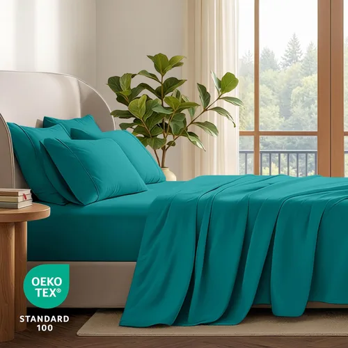 Miniatura 73 de Bare Home Hotel Luxury - Juego de sábanas tamaño individual, extra suave, 4 piezas, bolsillos profundos, ajuste fácil, refrescante y transpirable