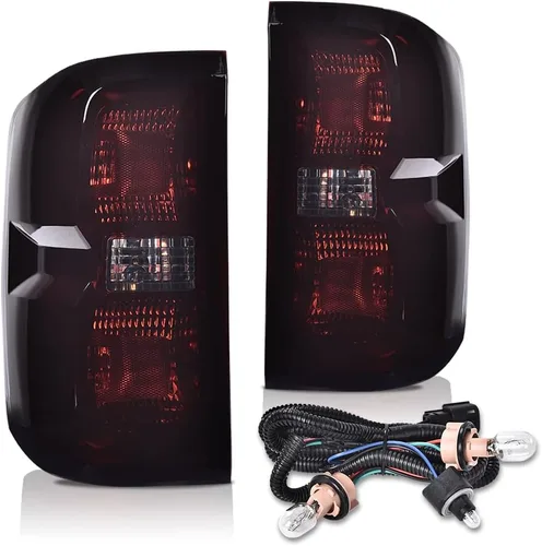 Miniatura 18 de PIT66 Luces traseras compatibles con Chevy Silverado 1500 2500 3500 2003 2004 2005 2006, conjunto de lámpara de luz trasera LED izquierda y derecha