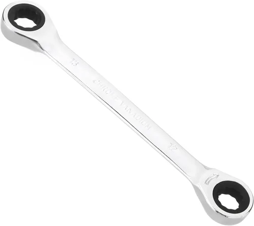 Miniatura 14 de Utoolmart Llave de trinquete, llave métrica de extremo de caja doble de 0.315 in x 0.394 in, acero CR-V
