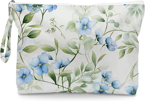 Miniatura 11 de Fokongna Bolsa húmeda de corazón de amor, bolsa de maquillaje de viaje, impermeable, gran capacidad para mujeres, niñas, mamá, hermana, amigos