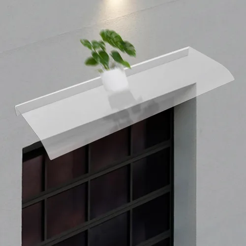 Miniatura 9 de Toldo con dosel, protección UV contra la lluvia y la nieve, refugio contra la lluvia, toldo de mantenimiento gratuito con cubierta transparente
