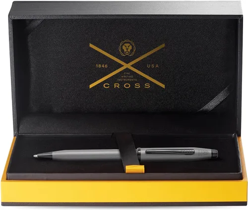 Miniatura 12 de Cross Century II - Bolígrafo de punta Selectip, lacado negro con detalles chapados en oro de 23 quilates