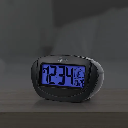 Miniatura 5 de Equity by La Crosse 31022 Insta-Set LCD Alarm Clock, Black (Pack of 6)