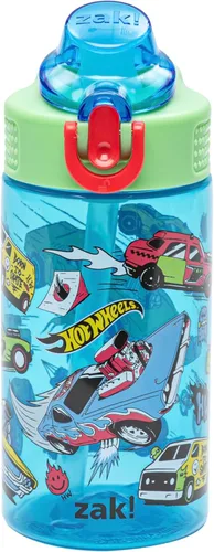 Miniatura 41 de Zak Designs Marvel Spider-Man - Botella de agua para la escuela o viajes, botella de agua de plástico duradero de 25 onzas con popote, asa y tapa