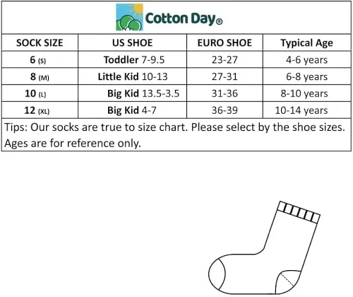 Miniatura 3 de COTTON DAY Kids Boys Fun Novelty Crew Socks Colorful Pattern Design Shark Scull Robot