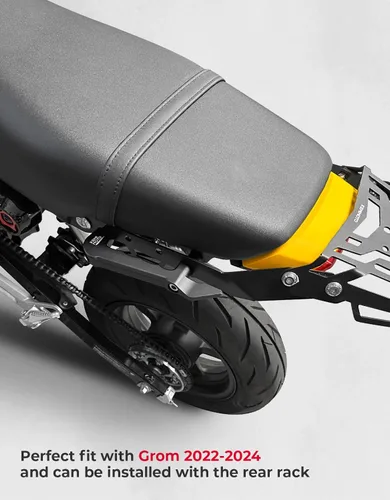 Miniatura 2 de KEMIMOTO Barra de agarre para pasajero trasero compatible con Grom 2026 2025 2024 2023 2022 para asiento trasero Grom MSX125 2022+