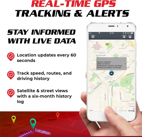Miniatura 4 de Spy Spot OBD2 - Rastreador GPS para automóviles, camiones y vehículos de flota, dispositivo de seguimiento de vehículos en tiempo real con tarjeta