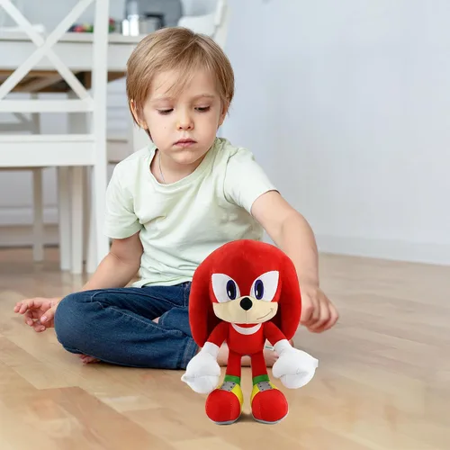Miniatura 6 de Juguete de Peluche Rojo Súper Suave Animal de Peluche - Regalo de Cumpleaños Peluches El Peluche para Niños y Niñas que Aman - 12'' (Rojo)