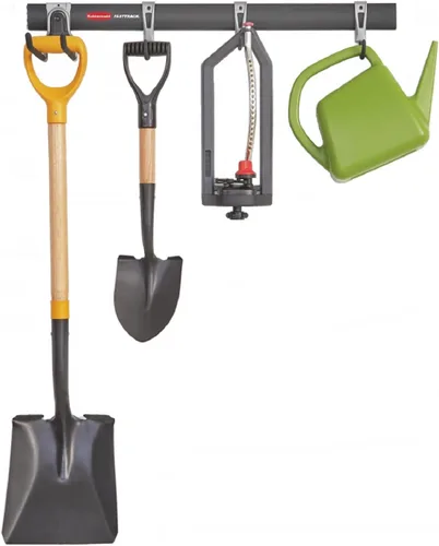 Miniatura 17 de Rubbermaid - Kit FastTrack de almacenamiento para colgar herramientas, organización de garaje, soporte de pared para herramientas de jardín y césped
