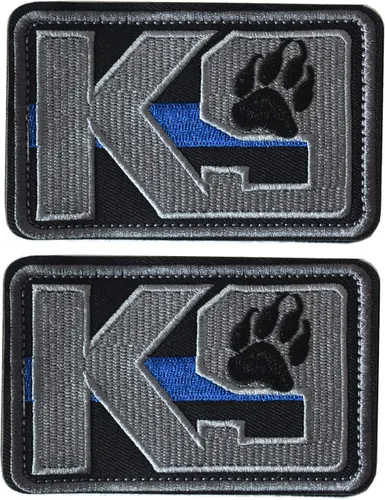 Miniatura 11 de 2 piezas de parches de perro en entrenamiento con respaldo de gancho para chalecos y arneses de animales de servicio