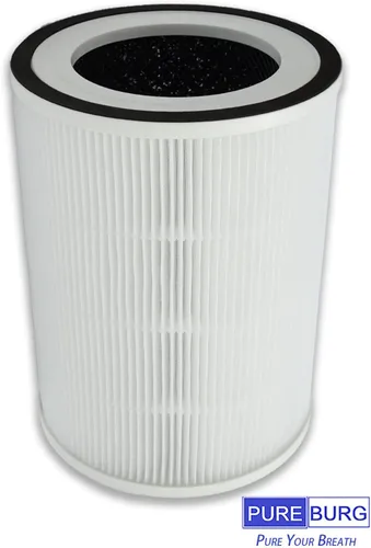 Miniatura 2 de PUREBURG Filtro de repuesto compatible con TCL Breeva A3, Breeva A5 purificador de aire, H13 True HEPA y capa de carbón activado, paquete de 2