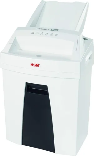 HSM SECURIO AF100c, trituradora automática de corte cruzado de 100 hojas, nivel de seguridad P-4, 6.6 galones, color blanco | HSM2063