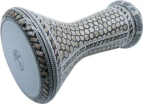 Miniatura 10 de El modelo Gawharet El Fan Darbuka Doumbek NG 2.0 de 17.5 pulgadas (negro palas)