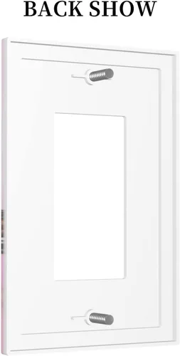 Miniatura 739 de Placa de Interruptor de Luz Azul de 1 Gang, Placa de Pared Decorativa de Palanca Individual, Cubierta de Placa de Pared de Palanca, Placa Frontal
