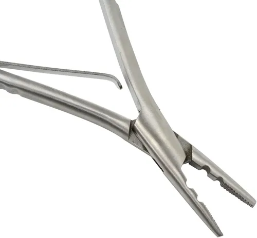 Miniatura 6 de 1 pieza de extensiones de cabello de acero inoxidable y alicates de extracción con 2 agujeros, herramienta de extensión de cabello para micro