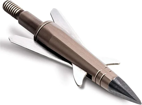 Miniatura 2 de New Archery Products NAP Slingblade 100 Grain Bow Crossbow Hunting Front Deploying Mechanical 3 Pieces Broadhead Set