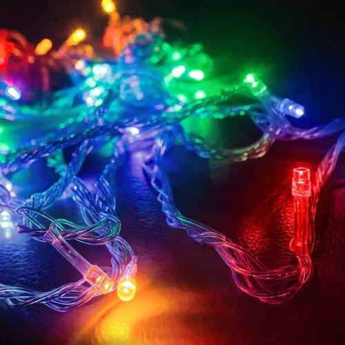 Miniatura 6 de WASTROYAL- Guirnalda de 210 luces led, 70 pies, crean un deslumbrante brillo azul ideal para envolver árboles, decorar ventanas, rieles de escalera