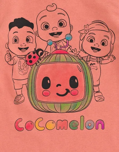Miniatura 5 de CoComelon JJ Cody Nina - Conjunto de camiseta y leggings para bebés y niños pequeños