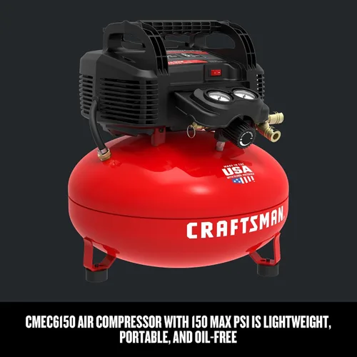 Miniatura 4 de CRAFTSMAN Kit combinado de clavadora Brad y compresor de aire con manguera (CMEC1KIT18)