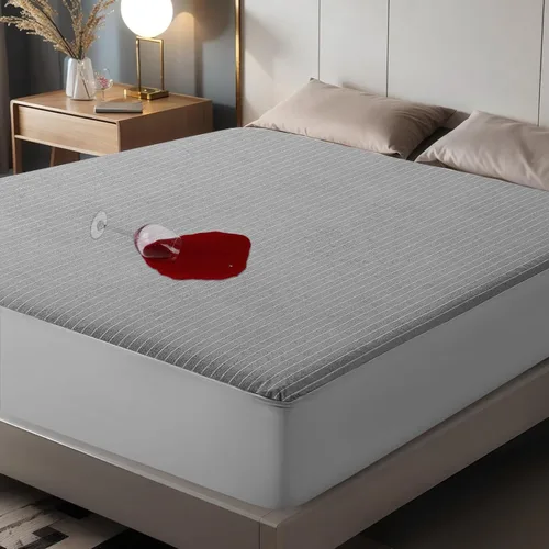 TASTELIFE Protector de colchón impermeable tamaño individual XL, funda de cama transpirable de alta calidad con bolsillo profundo de 6 a 18